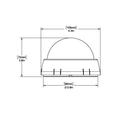 Ritchie XP-98W X-Port Tactician153 Compass - White - Boatyard Malaysia