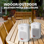 Boss Audio MR4.3w 3-way Box Speakers White pair - Boatyard Malaysia