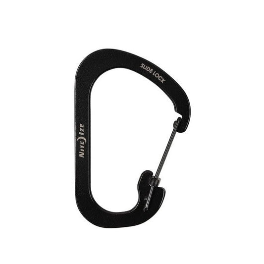 NITE IZE SLIDELOCK CARABINER SS #6 BLACK CSL6-01-R6 boatyardmalaysia