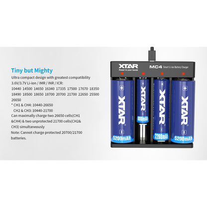 XTAR MC4 CHARGER boatyardmalaysia