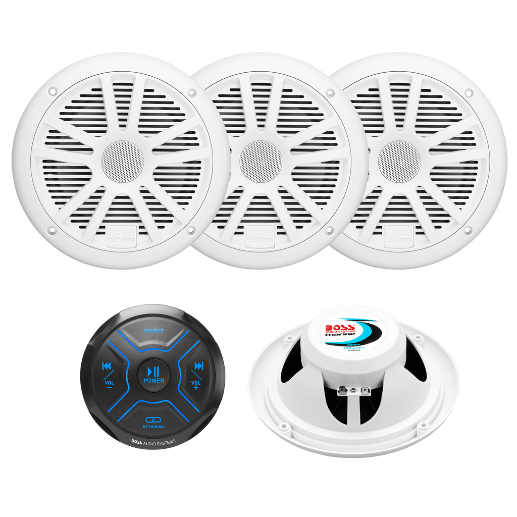 Boss Audio Boss Audio Mg250w.64 Package W/ Mgr150b And 2 Pairs Of Mr6w - Boatyard Malaysia