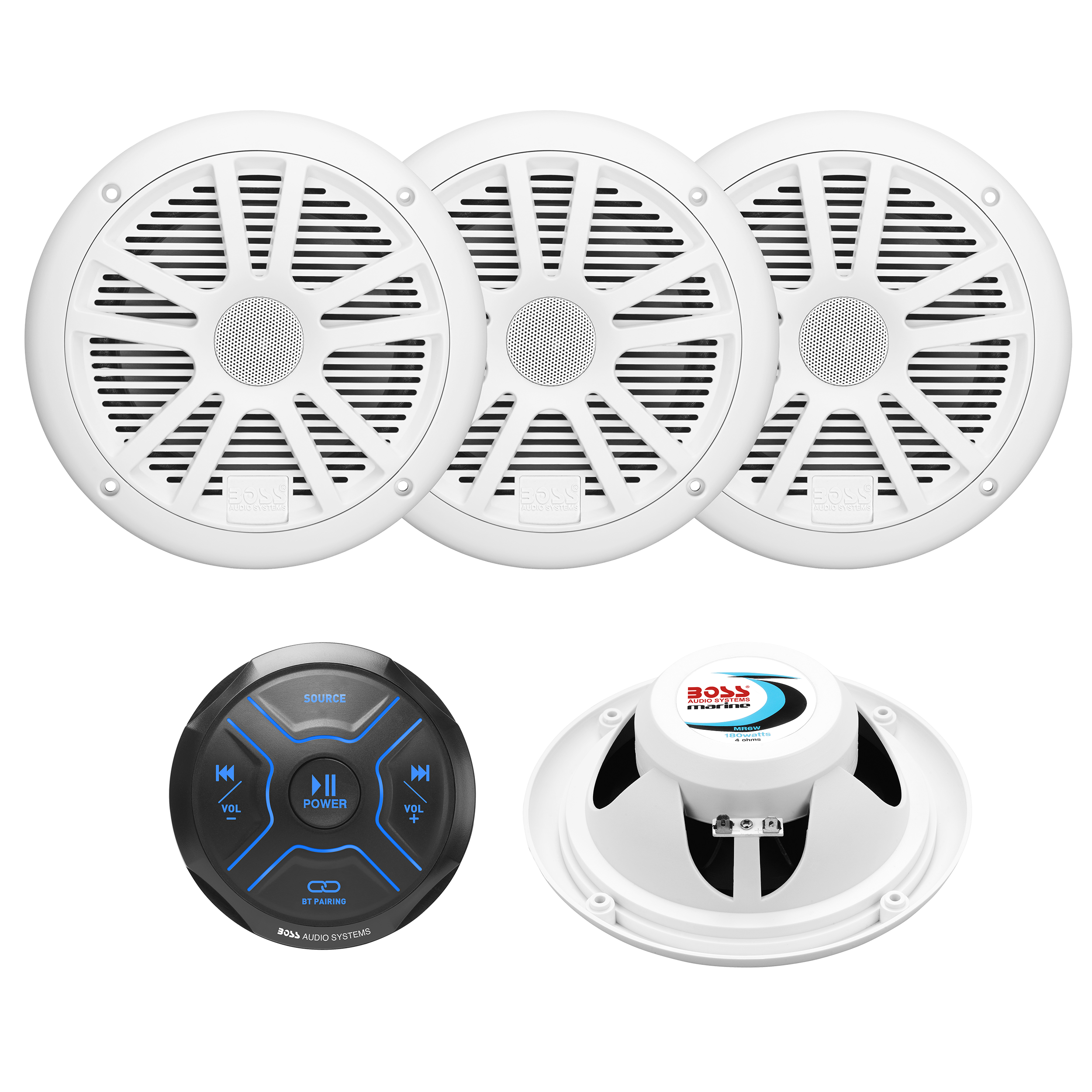 Boss Audio Boss Audio Mg250w.64 Package W/ Mgr150b And 2 Pairs Of Mr6w - Boatyard Malaysia