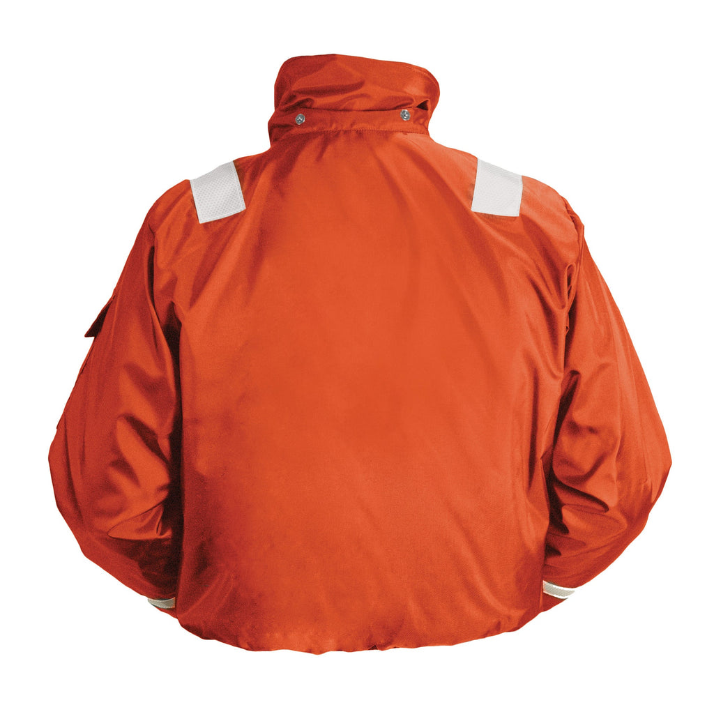 Mustang Survival Mustang Classic Flotation Bomber Jacket With Solas Tape - Orange - XXL - Boatyard Malaysia