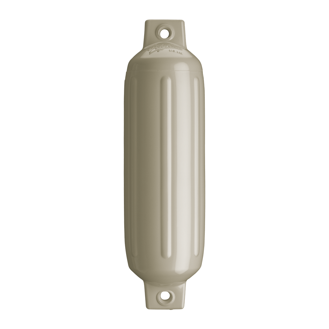 Polyform G-2 TWIN EYE FENDER 4.5" X 15.5" SAND - Boatyard Malaysia