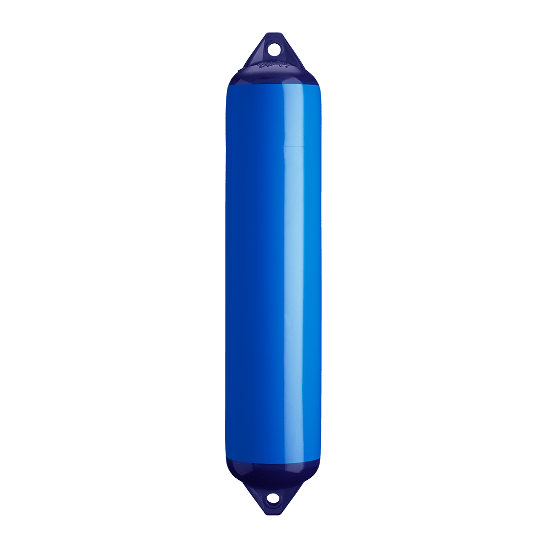 Polyform F-4 TWIN EYE FENDER 8.5" X 40.5" BLUE - Boatyard Malaysia
