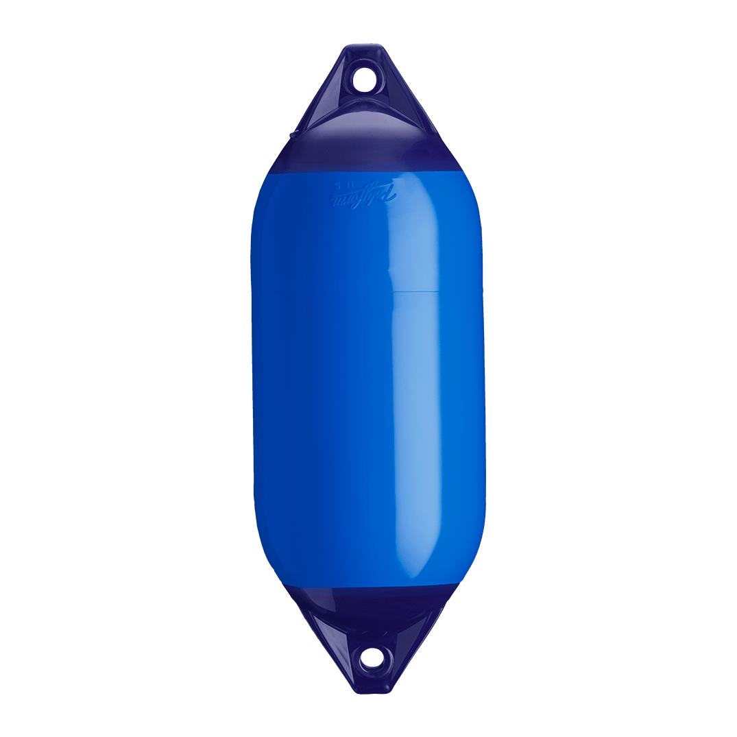 Polyform F-5 TWIN EYE FENDER 11" X 30" BLUE - Boatyard Malaysia