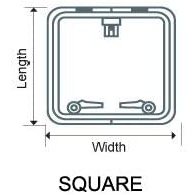 Oceansouth Sailboat Hatch Cover Rectangle - Boatyard Malaysia