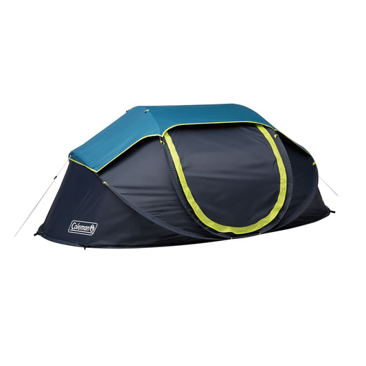 4-Person Camp Burst Pop-Up Tent with Dark Room Technology