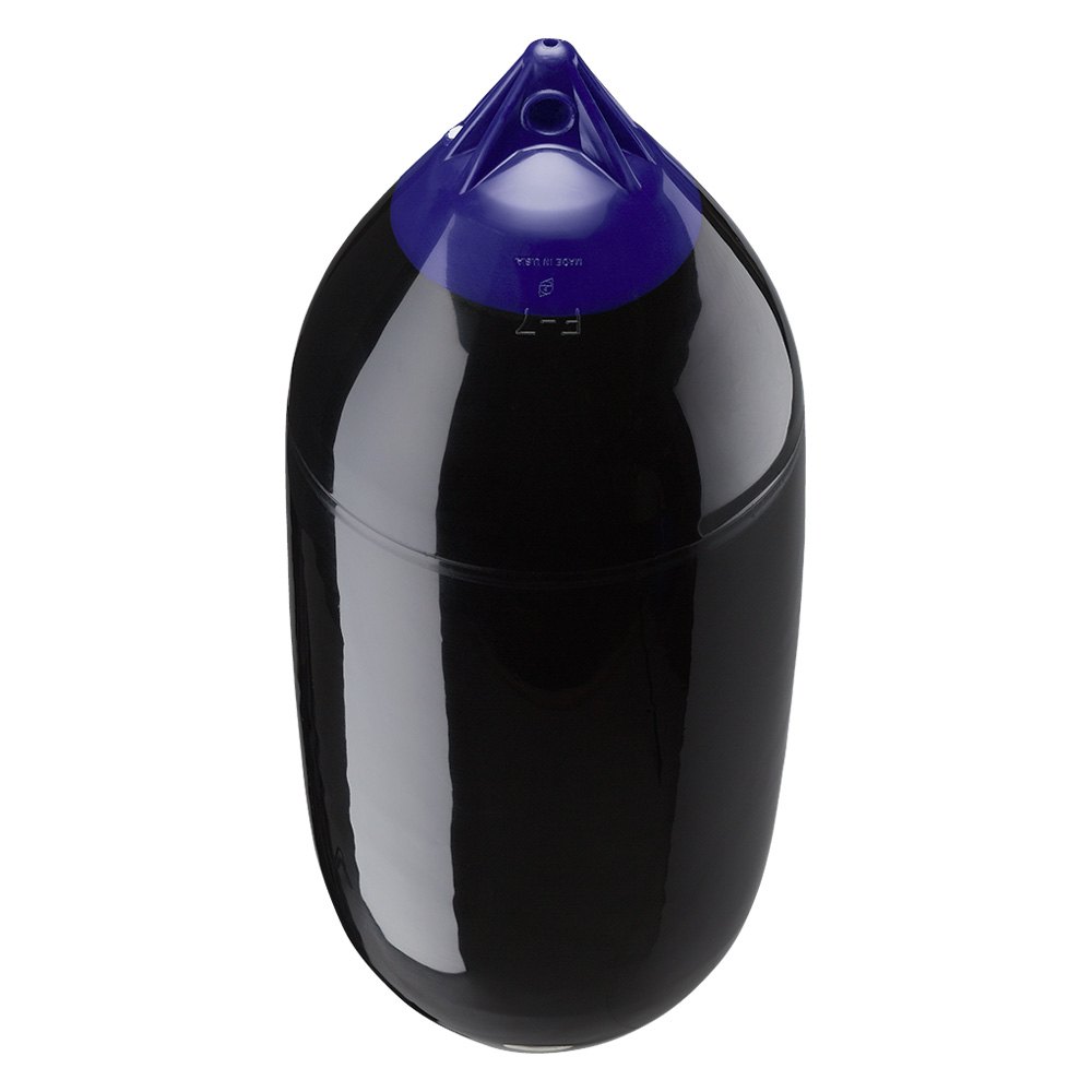 Polyform F-7 Twin Eye Fender 15" X 41" Black - Boatyard Malaysia