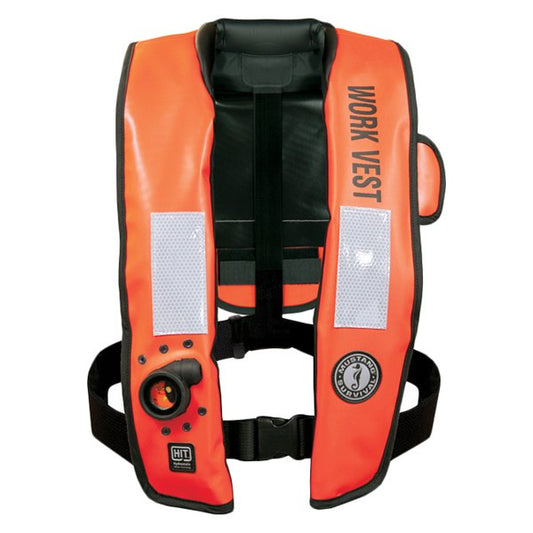Mustang Inflatable Work Vest With Hit Orange