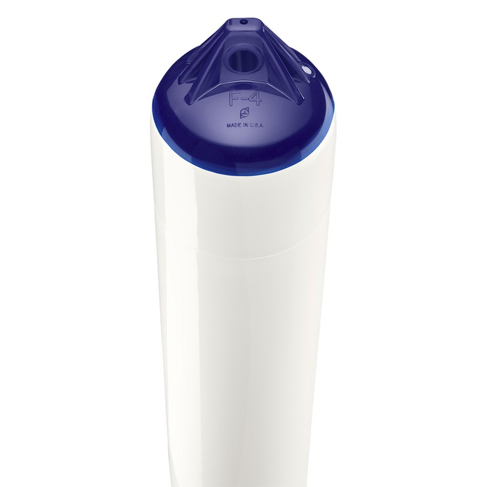 Polyform F-4 Twin Eye Fender 8.5" X 40.5" White - Boatyard Malaysia