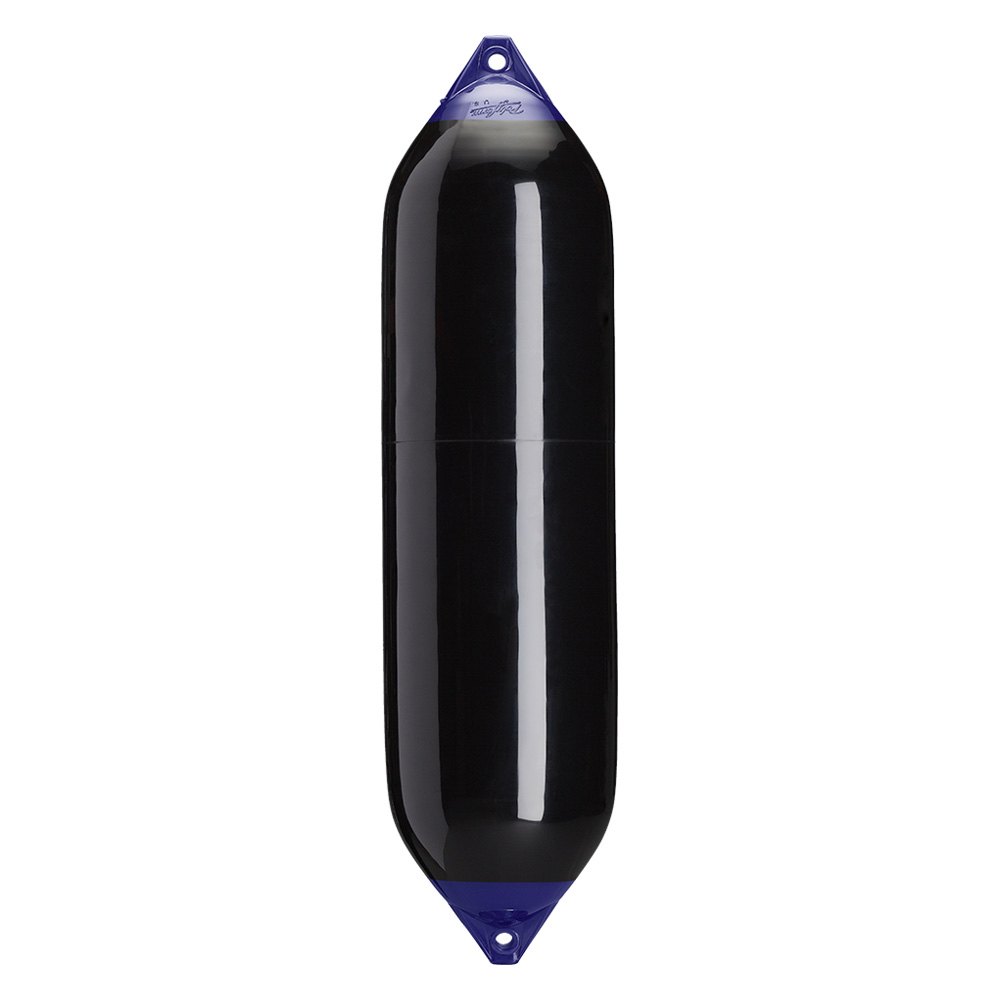 Polyform F-8 Twin Eye Fender 15" X 58" Black - Boatyard Malaysia