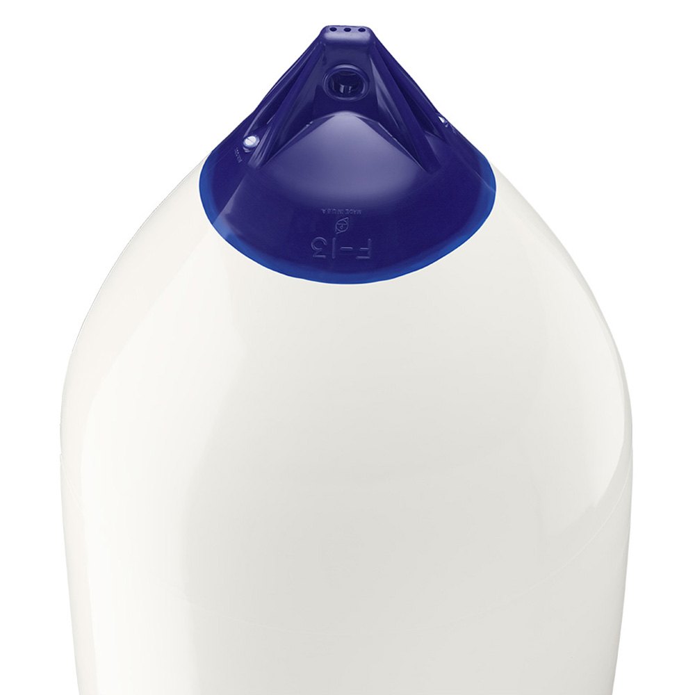 Polyform F-13 Twin Eye Fender 29" X 76.5" White - Boatyard Malaysia