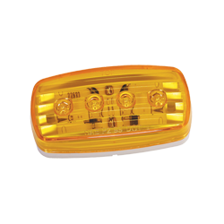 Wesbar LED Clearance-Side Marker Light Amber #58 With Pigtail