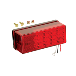 Wesbar 3"X8" LED Waterproof 8- Funct Tail Light Left Over 80"