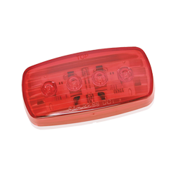 Wesbar LED Clearance-Side Marker Light Red #58 With Pigtail