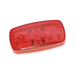 Wesbar LED Clearance-Side Marker Light Red #58 With Pigtail boatyardmalaysia