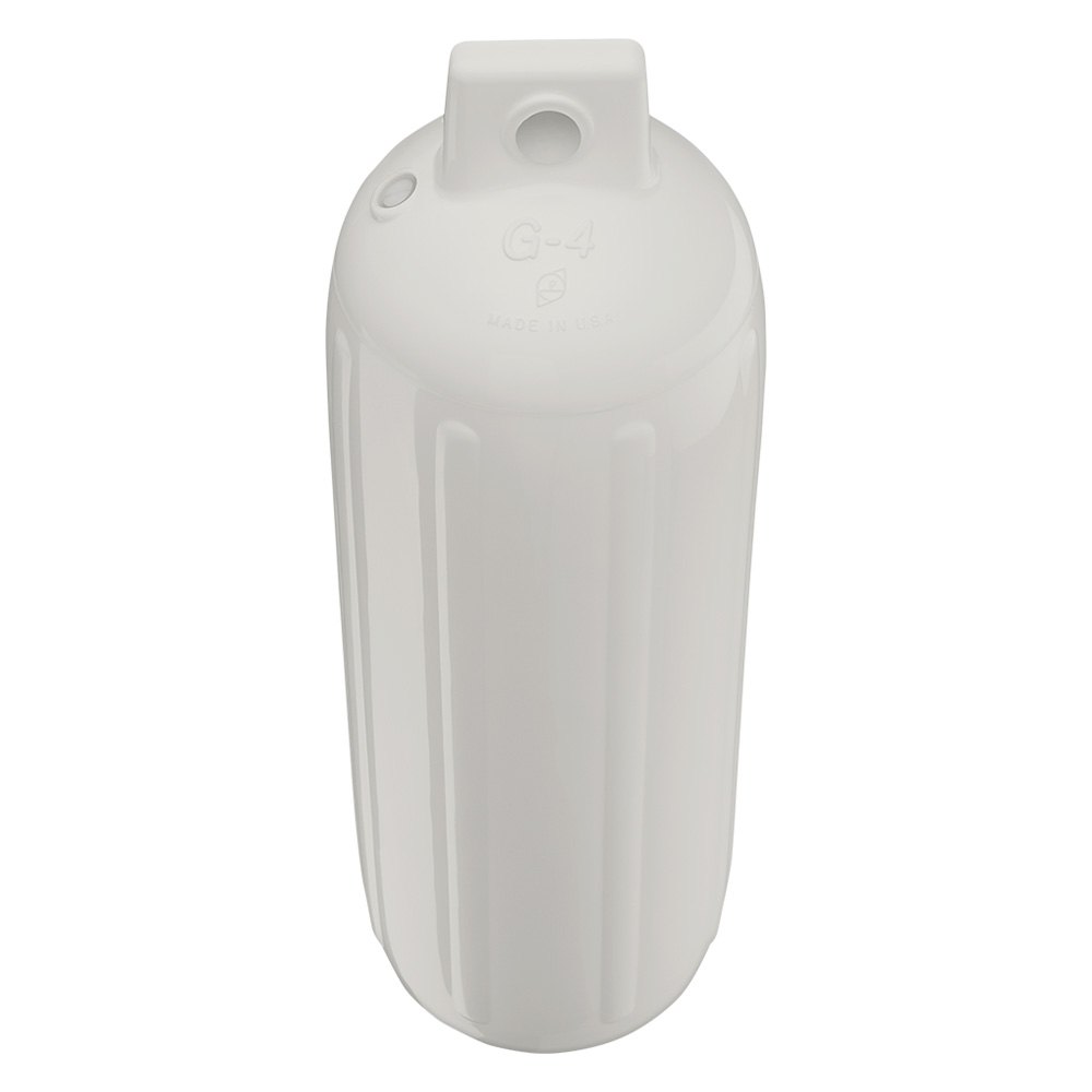 Polyform G-4 Twin Eye Fender 6.5" X 22" White - Boatyard Malaysia