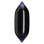 Polyform F-7 Twin Eye Fender 15" X 41" Black - Boatyard Malaysia