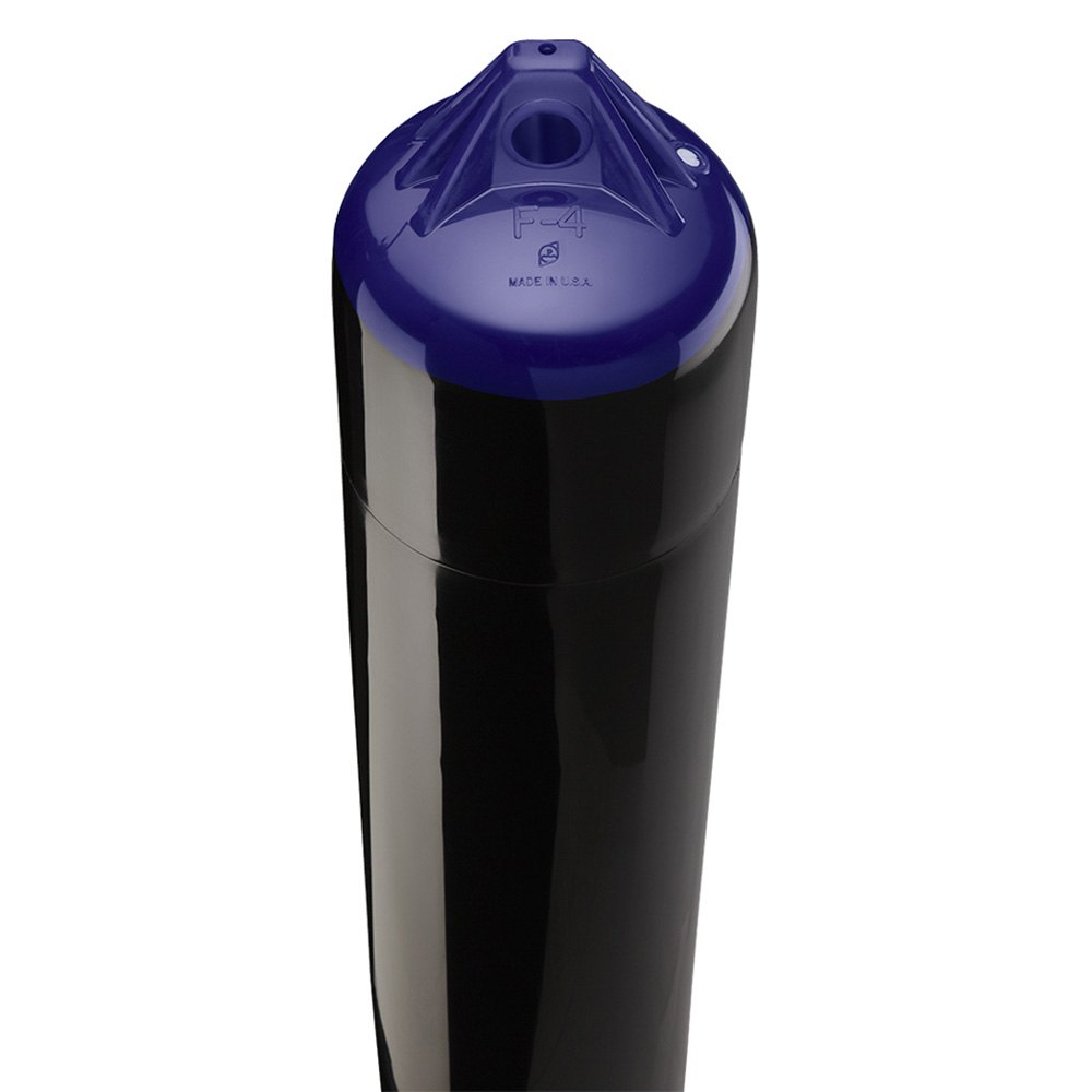 Polyform F-4 Twin Eye Fender 8.5" X 40.5" Black - Boatyard Malaysia