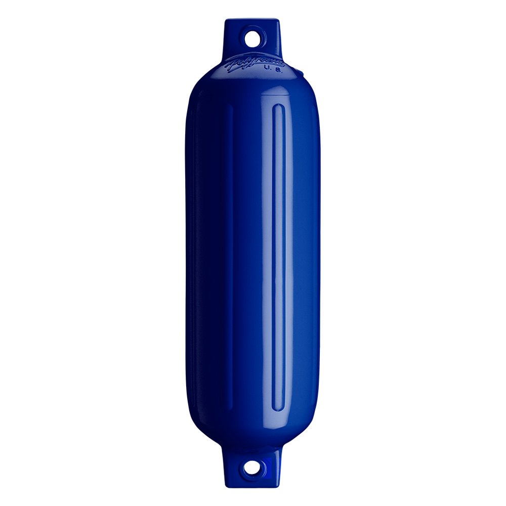 Polyform G-4 Twin Eye Fender 6.5" X 22" Cobalt Blue W/ Air