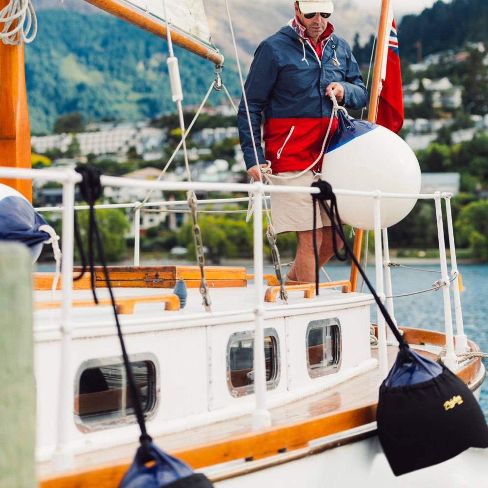 Polyform Fender Cover Black For A-1 Ball Style 11"X15" Dia - Boatyard Malaysia