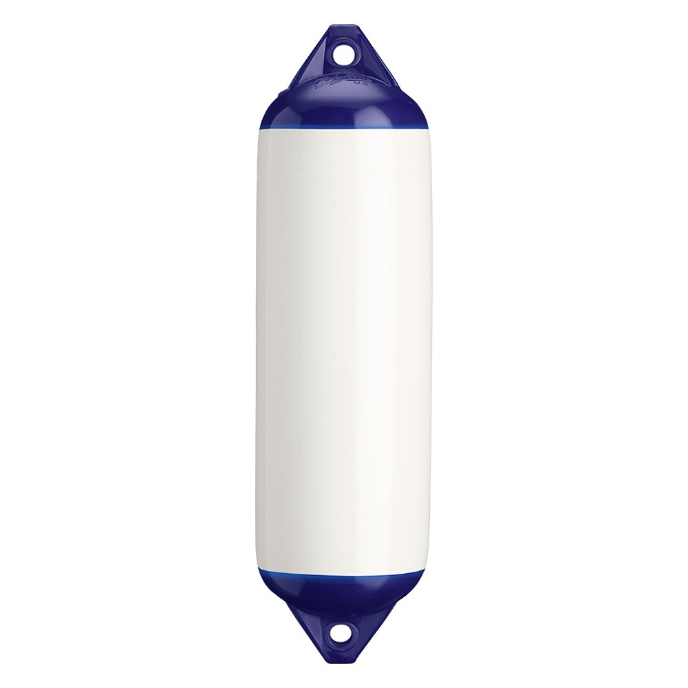 Polyform F-3 Twin Eye Fender 8.2" X 30" White - Boatyard Malaysia