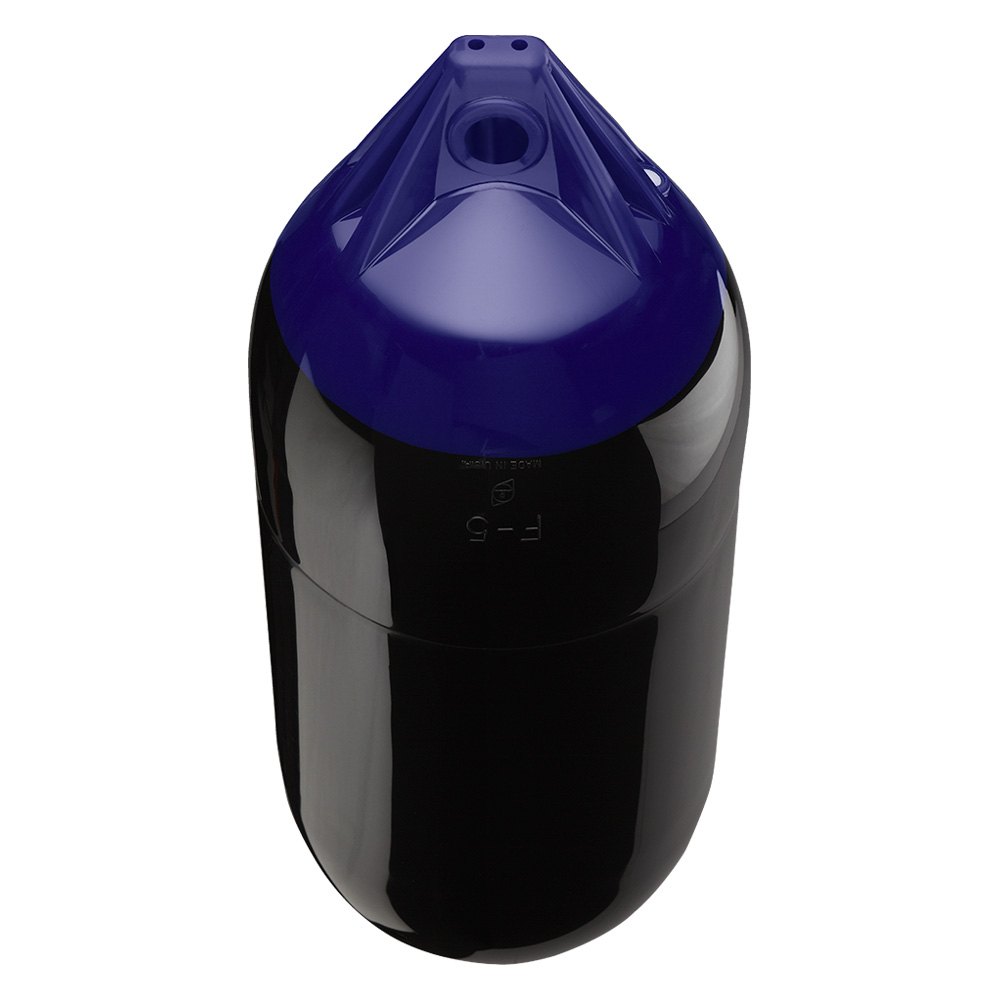 Polyform F-5 Twin Eye Fender 11" X 30" Black - Boatyard Malaysia