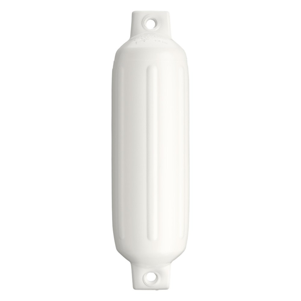 Polyform G-2 Twin Eye Fender 4.5" X 15.5" White - Boatyard Malaysia