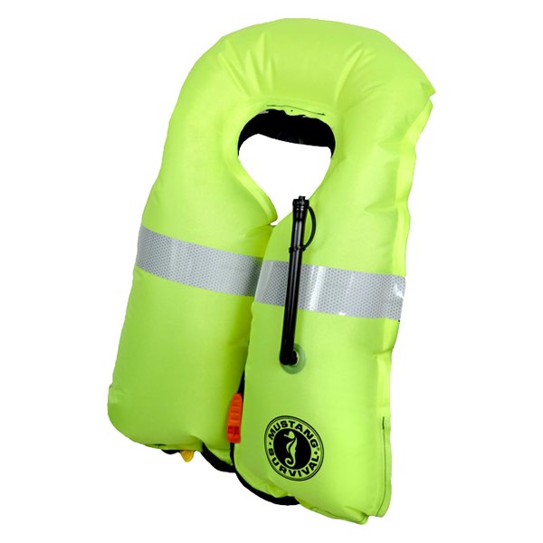 Mustang Inflatable Work Vest With Hit Orange