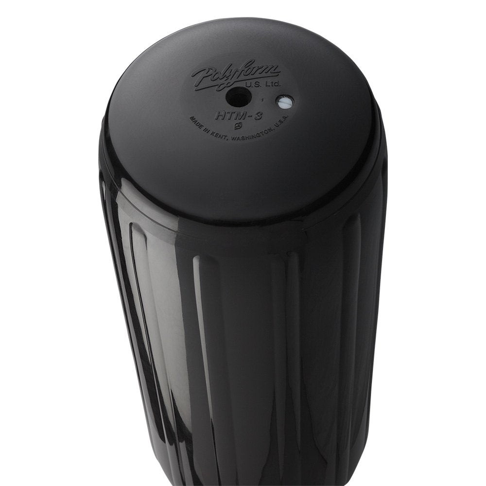 Polyform HTM-3 Hole Through Middle Fender Black - Boatyard Malaysia