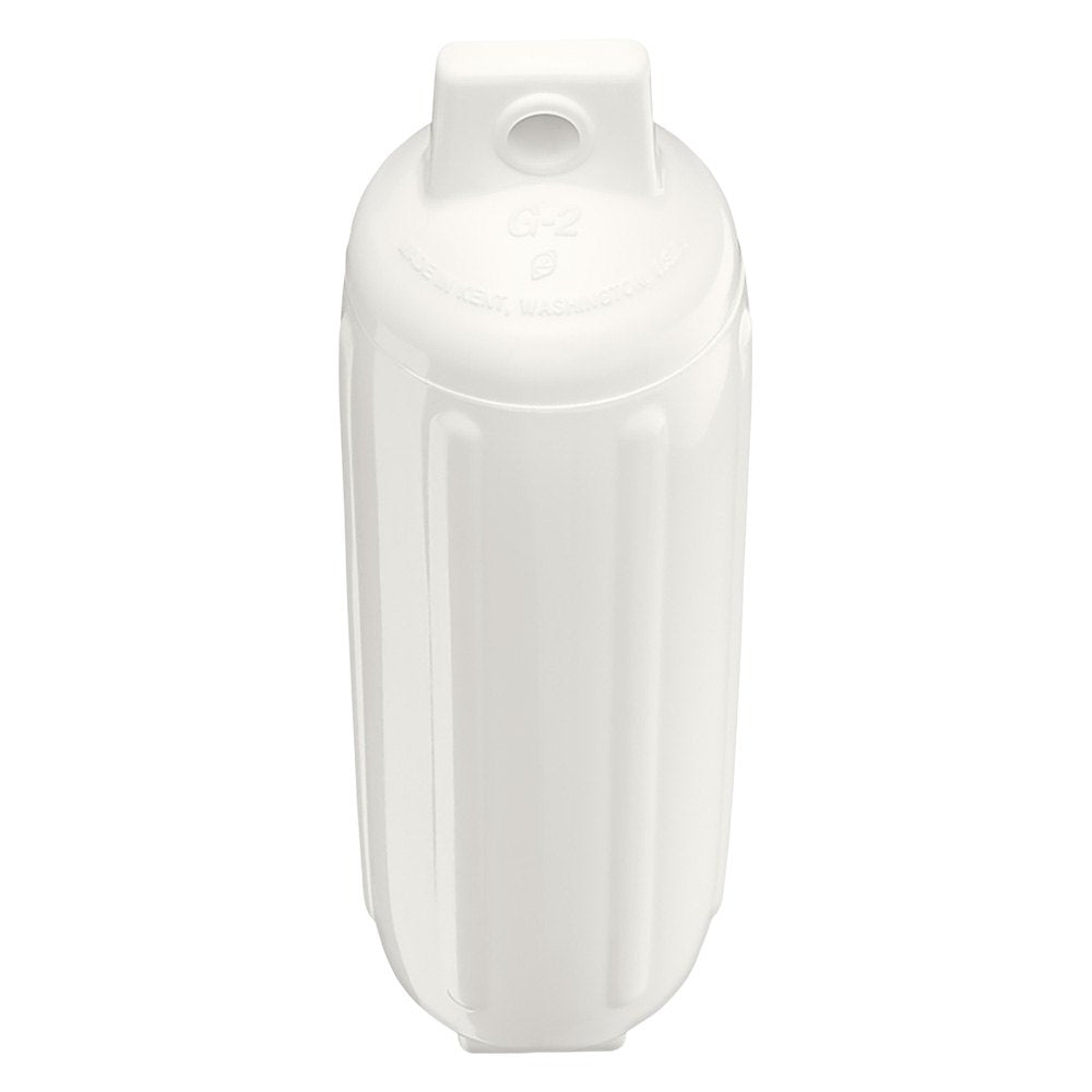 Polyform G-2 Twin Eye Fender 4.5" X 15.5" White - Boatyard Malaysia