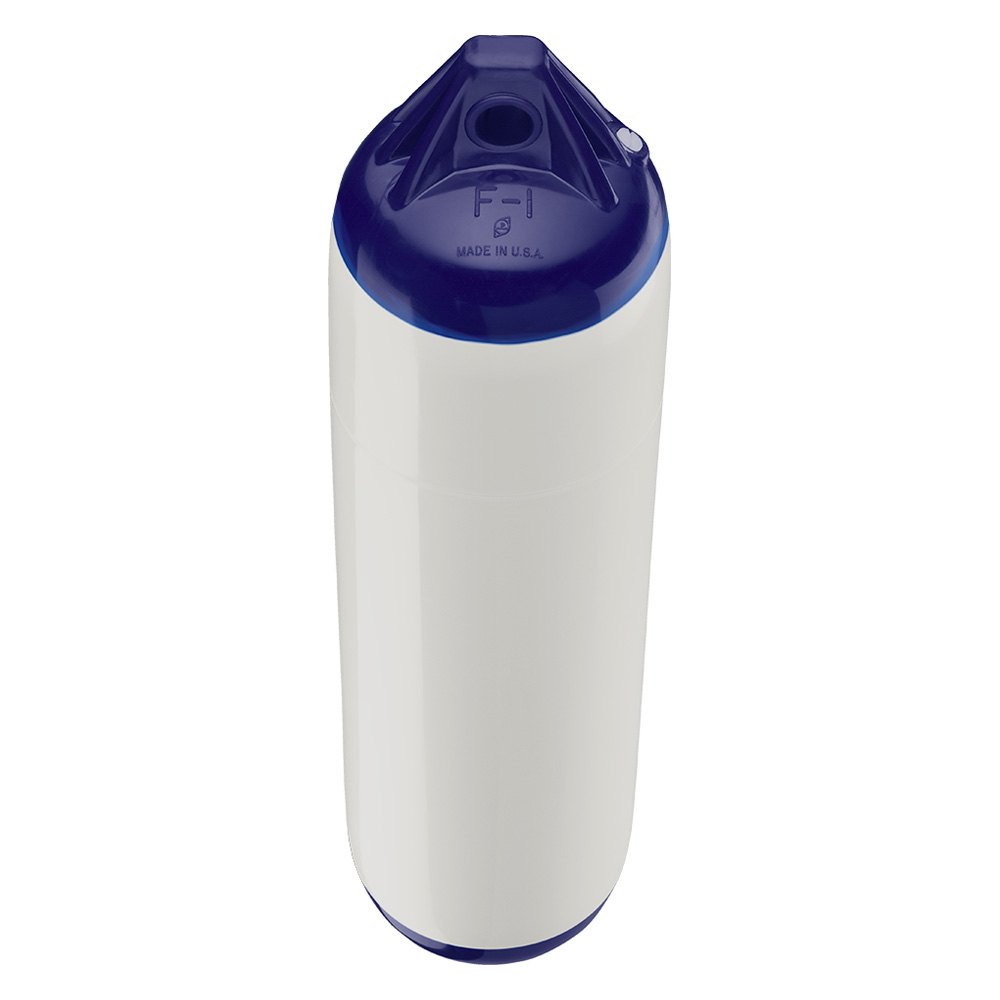 Polyform F-1 Twin Eye Fender 6" X 24" White - Boatyard Malaysia