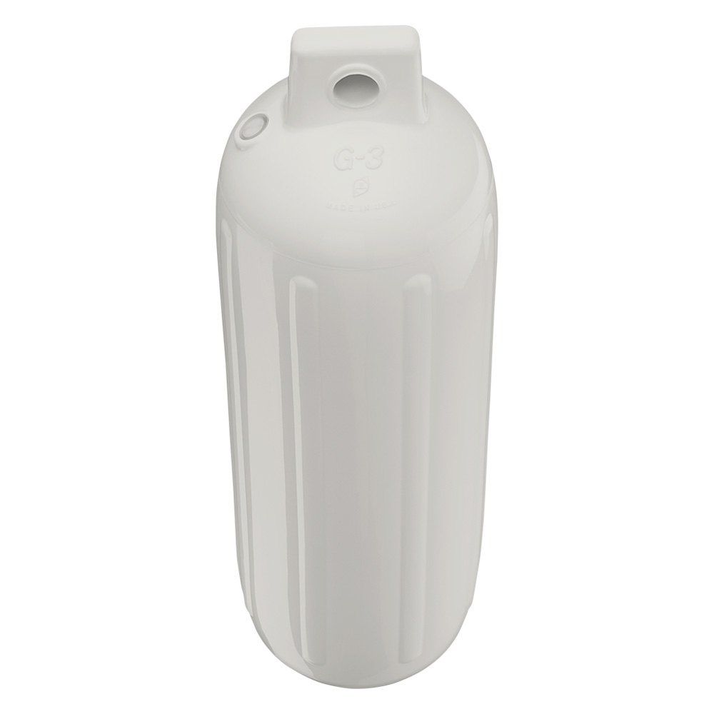 Polyform G-3 Twin Eye Fender 5.5" X 19" White - Boatyard Malaysia