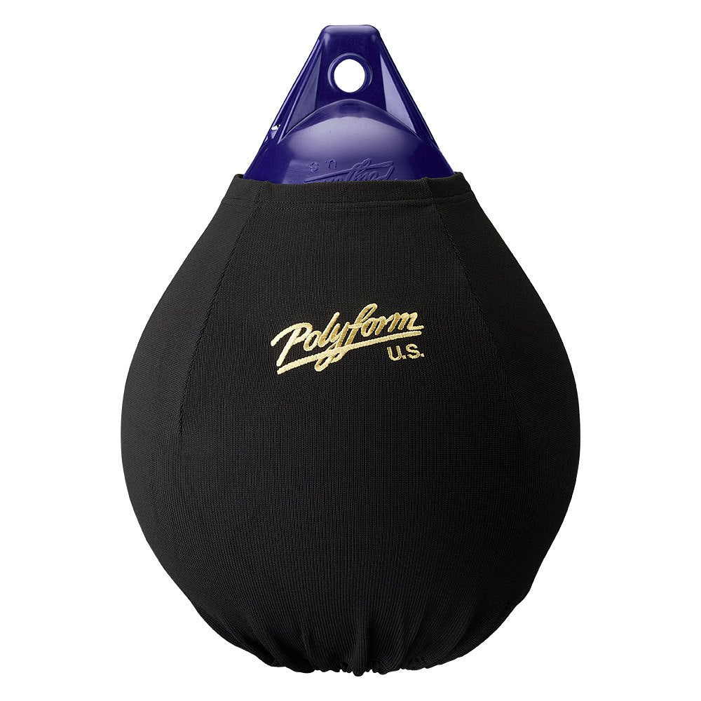 Polyform Fender Cover Black For A-3 Ball Style 17"X23" Dia - Boatyard Malaysia