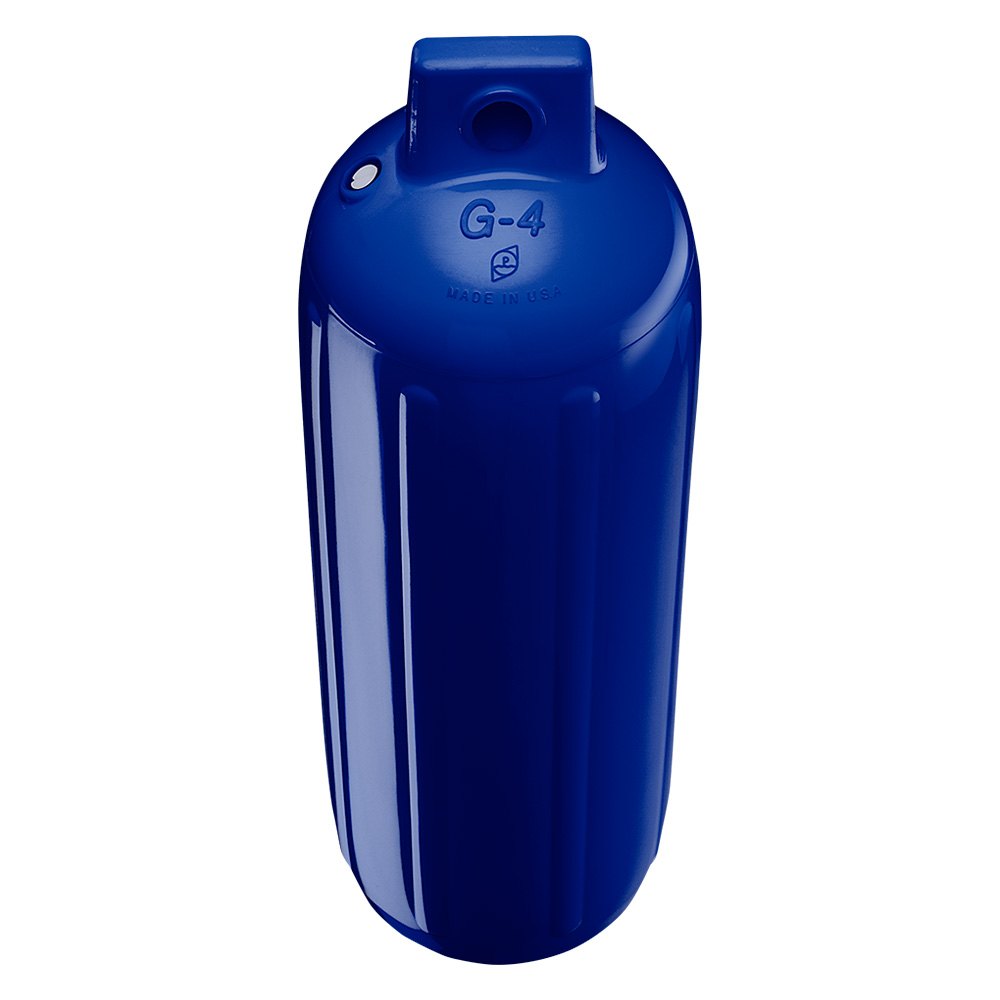 Polyform G-4 Twin Eye Fender 6.5" X 22" Cobalt Blue W/ Air