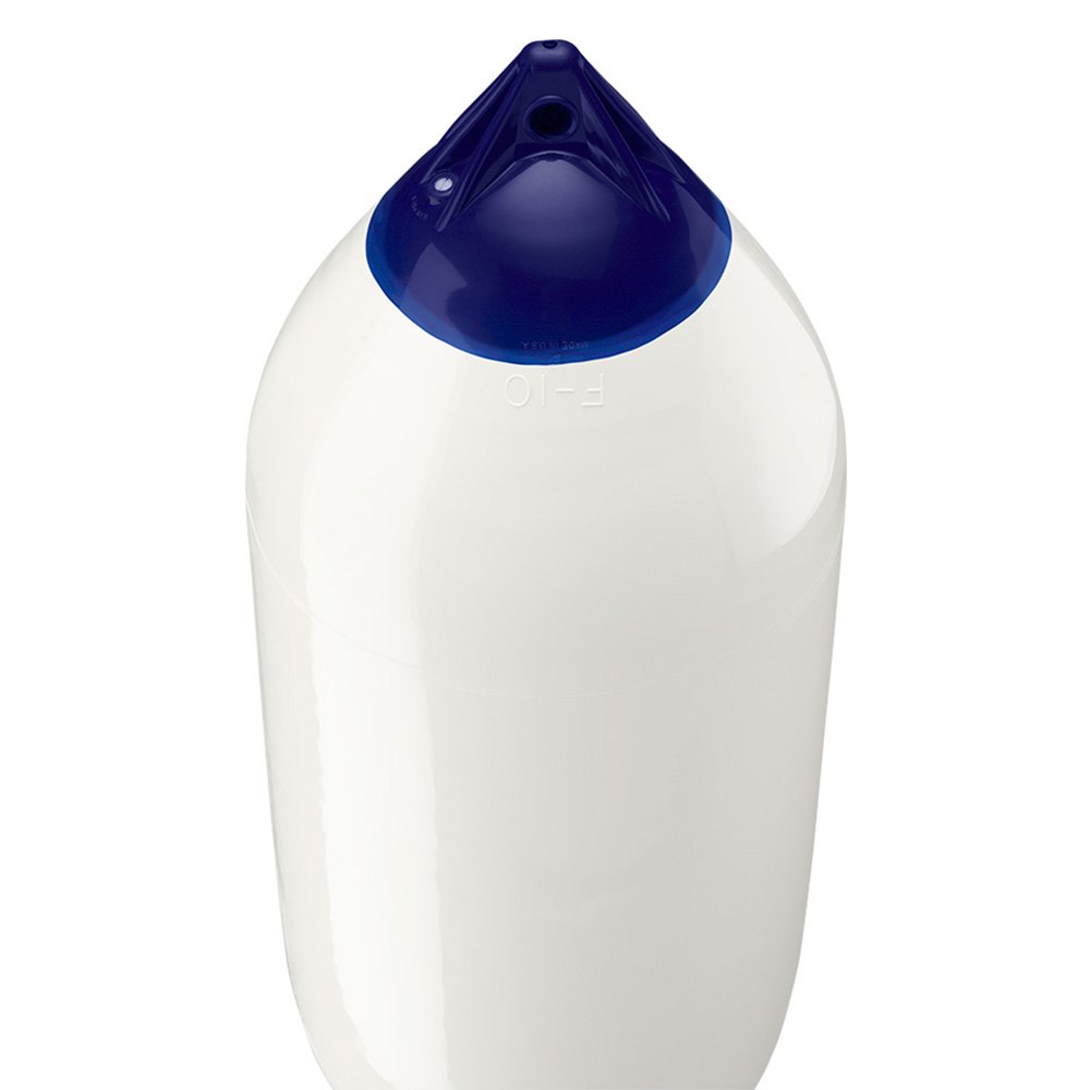 Polyform F-10 Twin Eye Fender 18" X 50" White - Boatyard Malaysia