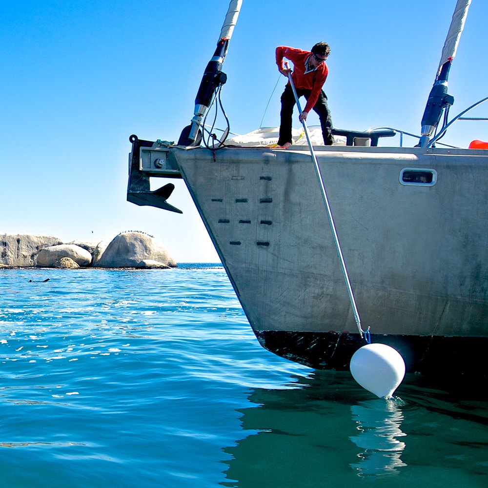 Polyform Mooring Buoy W/ Iron 17" Diameter Red - Boatyard Malaysia