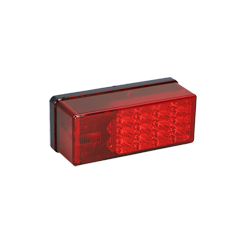 Wesbar 3"X8" LED Waterproof 7- Funct Tail Light Right Over80"