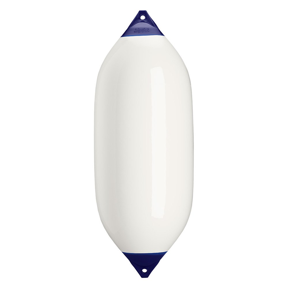 Polyform F-13 Twin Eye Fender 29" X 76.5" White - Boatyard Malaysia