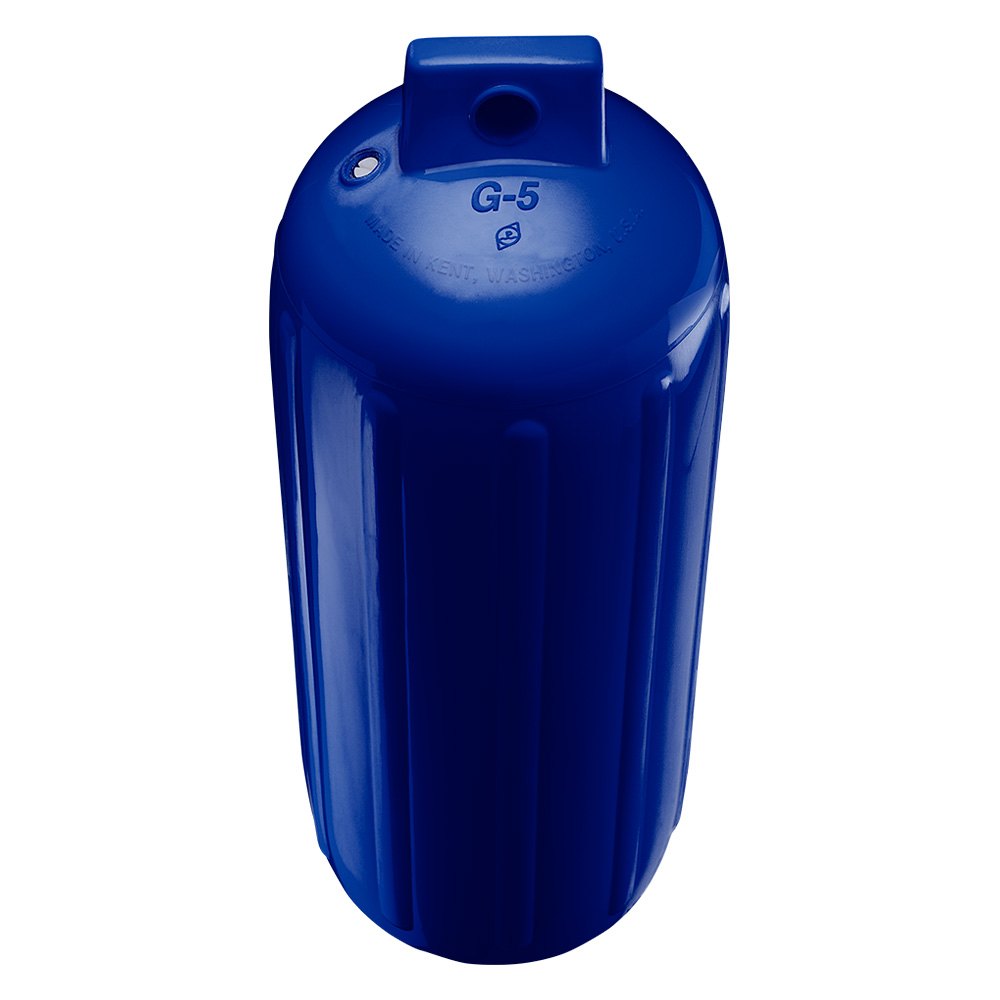 Polyform G-5 Twin Eye Fender 8.8" X 26.8" Cobalt Blue W/Air - Boatyard Malaysia