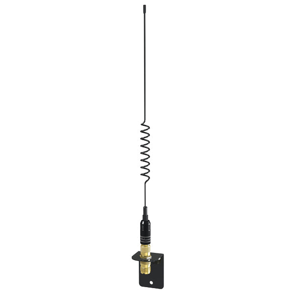 SHAKESPEARE VHF 15IN 5216 SS BLACK WHIP L BRACKET INCLUDED