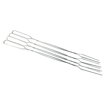 20-Inch Metal Skewer Toaster Forks, Set of 4