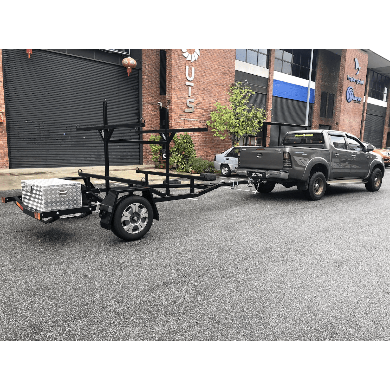 Kayak Trailer w/ Electromagnetic Braking System boatyardmalaysia