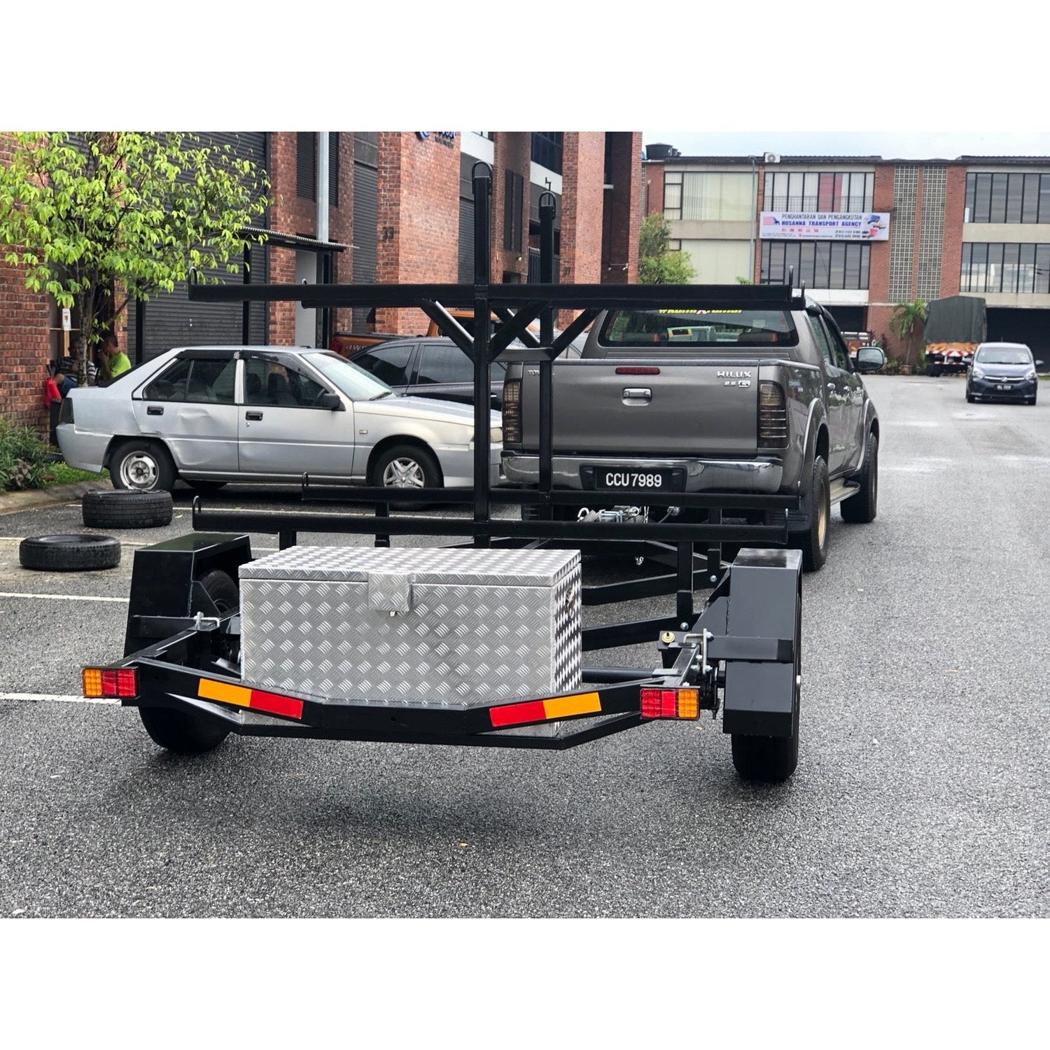 Kayak Trailer w/ Electromagnetic Braking System boatyardmalaysia