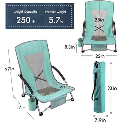 Chair Low Sling Beach Citrus Sioc