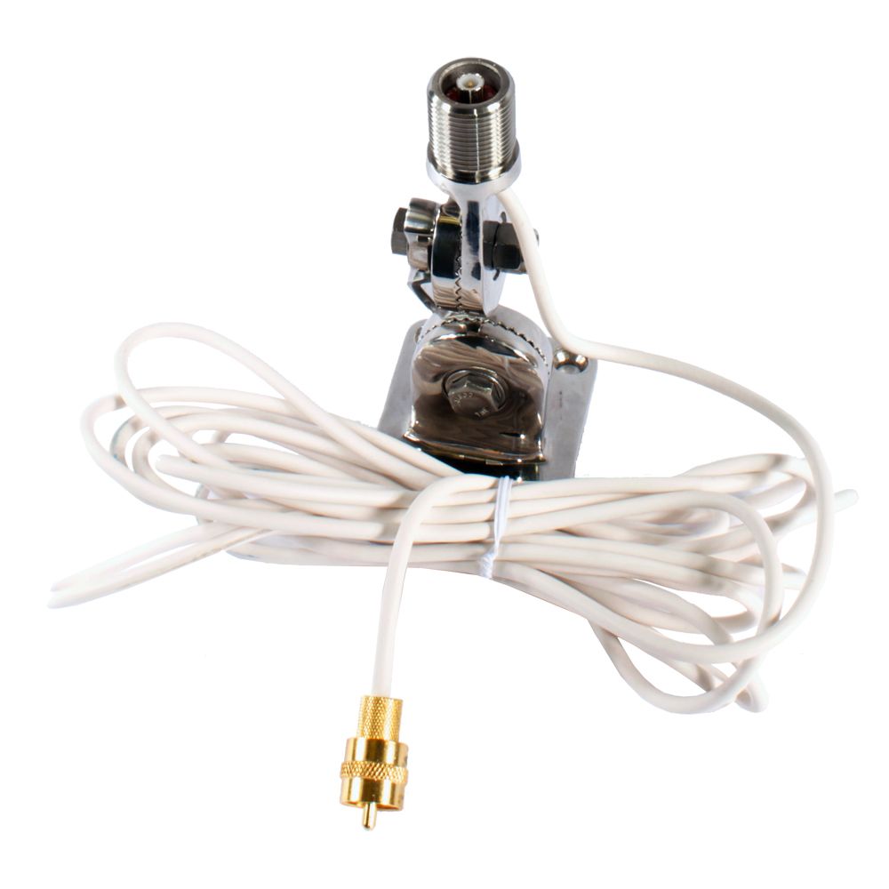 SHAKESPEARE QUICKCONNECT SS RAIL MOUNT WITH CABLE