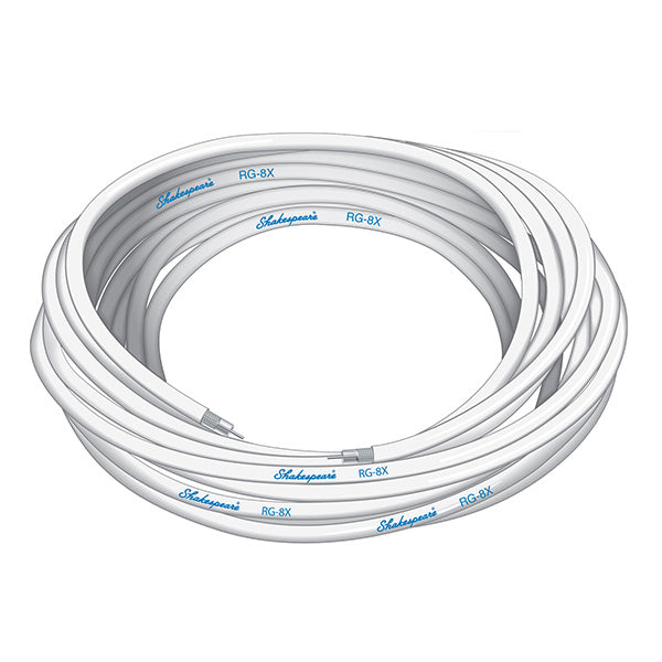 4078-50 50' RG-8X 50OHM LOW LOSS CABLE WHITE boatyardmalaysia