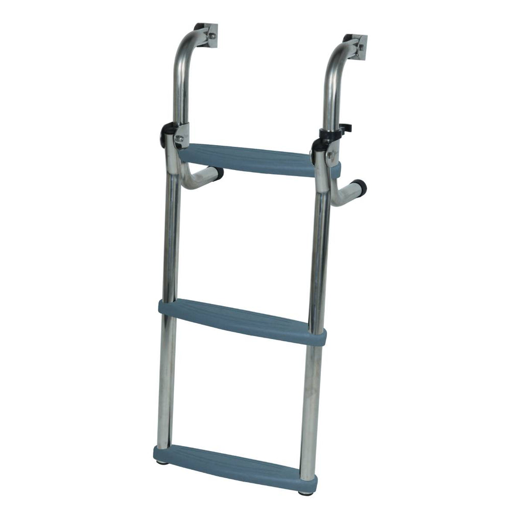 Oceansouth Short Base Ladder Stainless Steel folding - Boatyard Malaysia