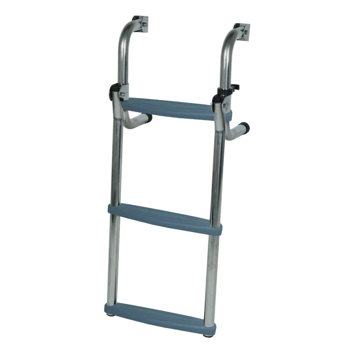 Oceansouth Short Base Ladder Stainless Steel folding - Boatyard Malaysia